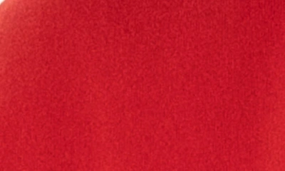 Nina Leonard Scalloped Bolero Shrug Sweater In Real Red