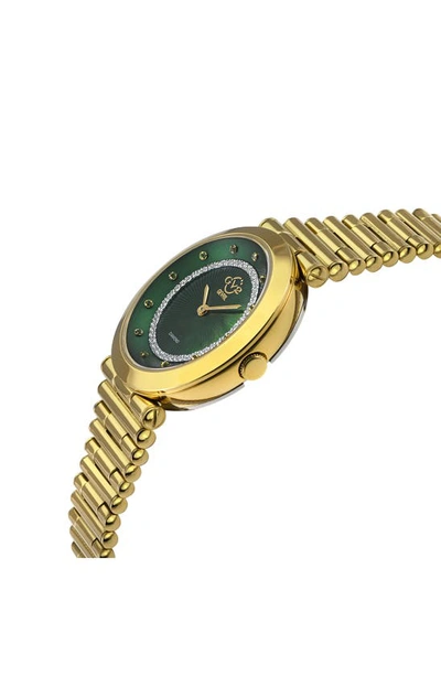 Shop Gv2 Burano Diamond Swiss Bracelet Watch, 34mm In Gold