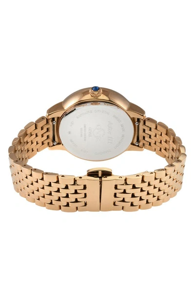 Shop Gv2 Astor Iii Diamond Swiss Bracelet Watch, 34mm In Rose Gold