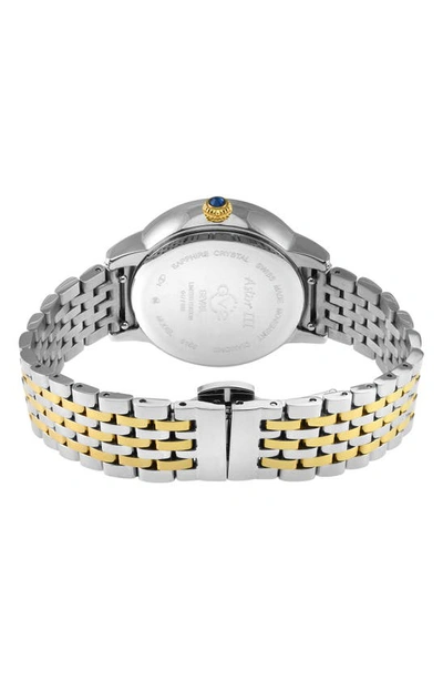 Shop Gv2 Astor Iii Diamond Swiss Bracelet Watch, 34mm In Two Tone