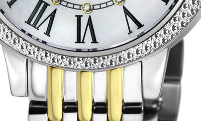 Gv2 Astor Iii Diamond Swiss Bracelet Watch, 34mm In Two Tone