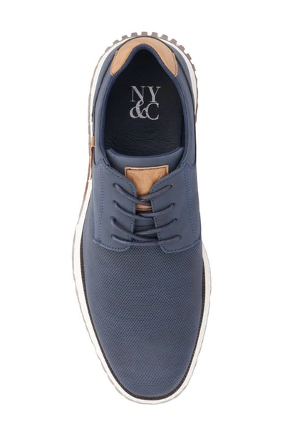 Shop New York And Company Coda Derby Sneaker In Navy