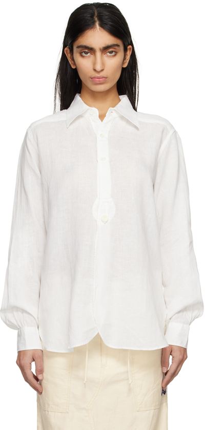 Shop Needles White Edw Shirt In A-off White