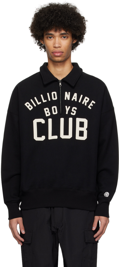 Shop Billionaire Boys Club Black Spread Collar Sweatshirt
