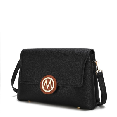 Shop Mkf Collection By Mia K Johanna Multi Compartment Crossbody Bag In Black
