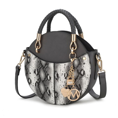 Shop Mkf Collection By Mia K Camille Crossbody In Grey