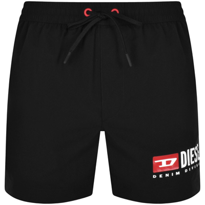 Shop Diesel Bmbx Ken 37 Swim Shorts Black