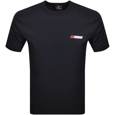 Shop Paul Smith Tilt T Shirt Navy