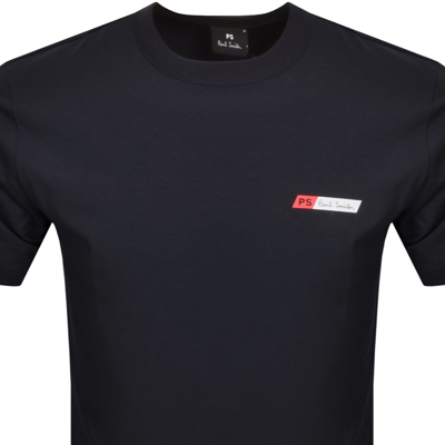 Shop Paul Smith Tilt T Shirt Navy