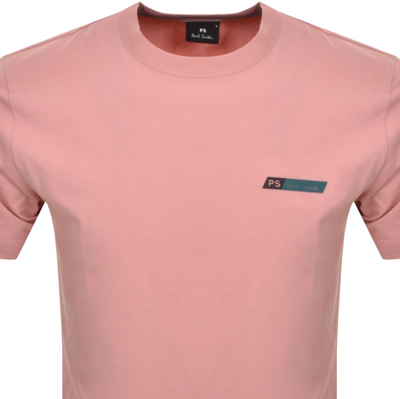 Shop Paul Smith Tilt T Shirt Pink