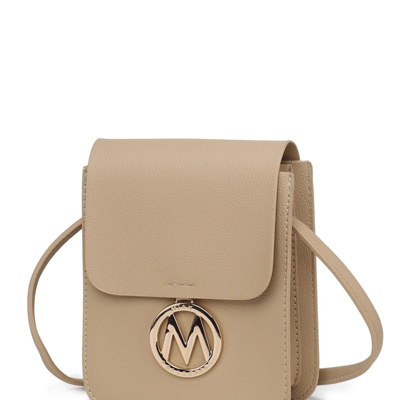 Shop Mkf Collection By Mia K Skylar Vegan Leather Women's Crossbody Bag In Brown