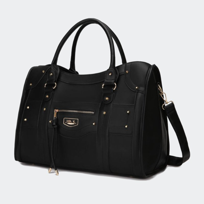Shop Mkf Collection By Mia K Patricia Duffle Bag For Women's In Black