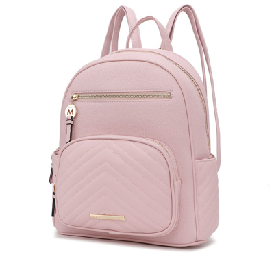 Shop Mkf Collection By Mia K Romana Vegan Leather Women's Backpack In Pink