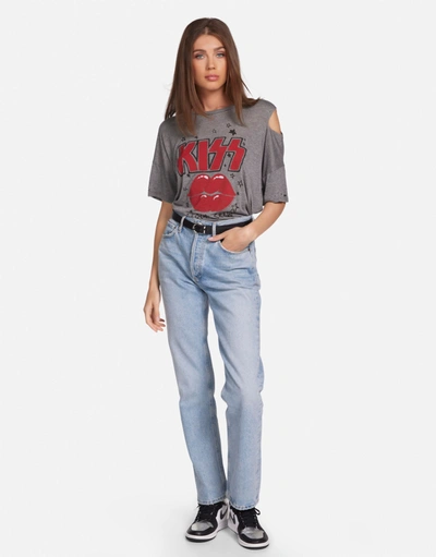 Lauren Moshi Kierstyn Kiss Local Crew In Heather Grey