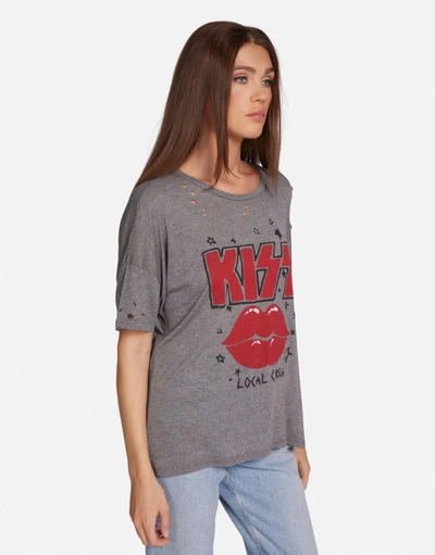 Lauren Moshi Kierstyn Kiss Local Crew In Heather Grey