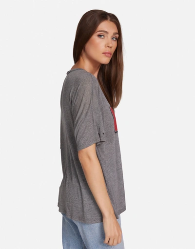 Lauren Moshi Kierstyn Kiss Local Crew In Heather Grey