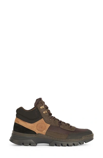 Barbour Potsie Water Resistant Ankle Boot In Dark Brown