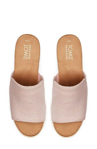 Shop Toms Diana Mule Sandal In Light/ Pastel Pink