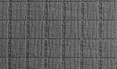 Calvin Klein Essential Washed Jacquard Pillow Sham In Grey