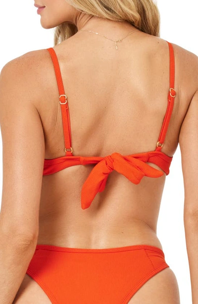L*space Hunter Underwire Bikini Top In Pimento