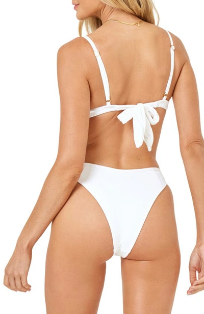 L*space Hunter Underwire Bikini Top In White