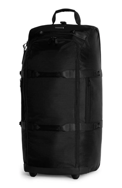 Shop Tumi Alpha Bravo Collapsible Duffle Bag In Black