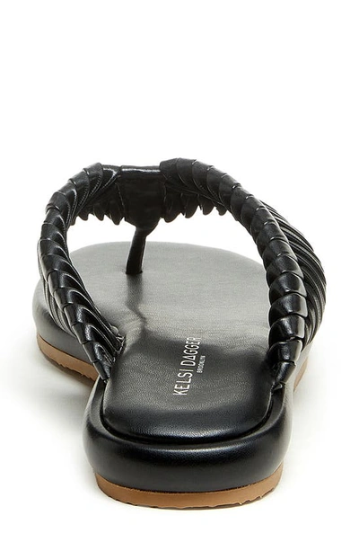 Kelsi Dagger Brooklyn Tidal Flip Flop In Black