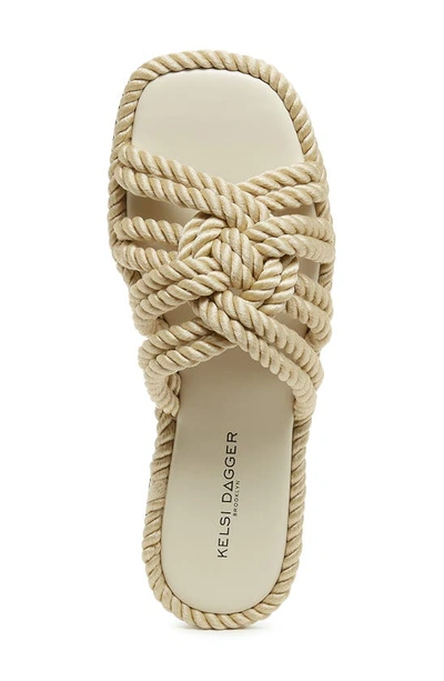 Shop Kelsi Dagger Brooklyn Beachy Slide Sandal In Natural