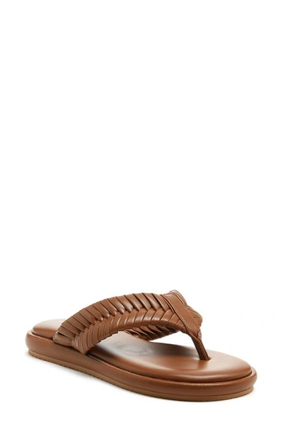 Shop Kelsi Dagger Brooklyn Tidal Flip Flop In Cognac