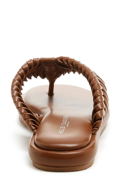 Shop Kelsi Dagger Brooklyn Tidal Flip Flop In Cognac