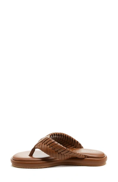 Kelsi Dagger Brooklyn Tidal Flip Flop In Cognac