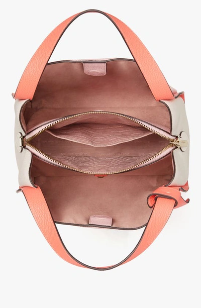 Kate Spade Knott Large Colorblock Leather Handbag In Crepe Pink Multi