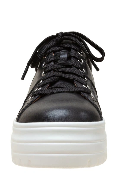 Linea Paolo Jett Platform Sneaker In Black