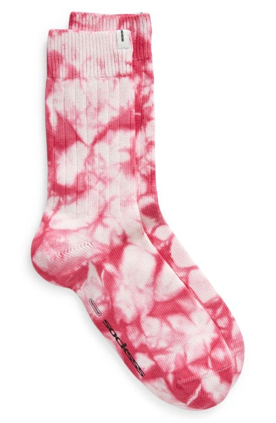 Shop Socksss Organic Cotton Blend Rib Crew Socks In Melted Sunday