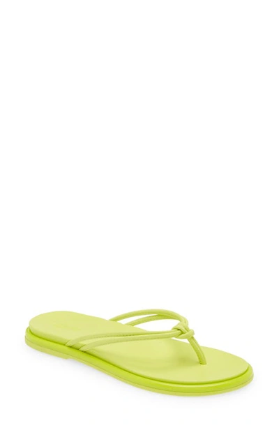 Shop Olukai Aka Flip Flop In Citron / Citron