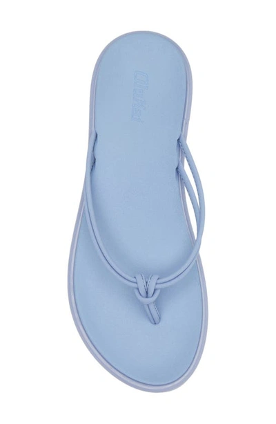 Shop Olukai Aka Flip Flop In Cloud Blue / Cloud Blue