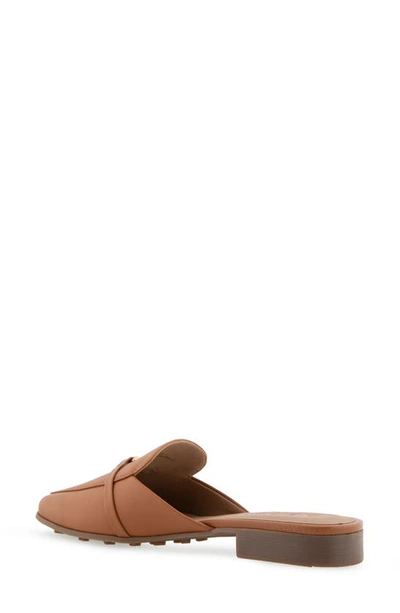 Shop Aerosoles Patchin Mule In Tan Pebbled Leather