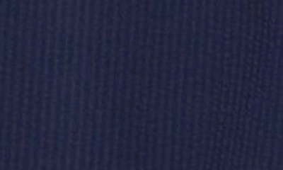 Fair Harbor The Bayberry Swim Trunks In Navy Seersucker