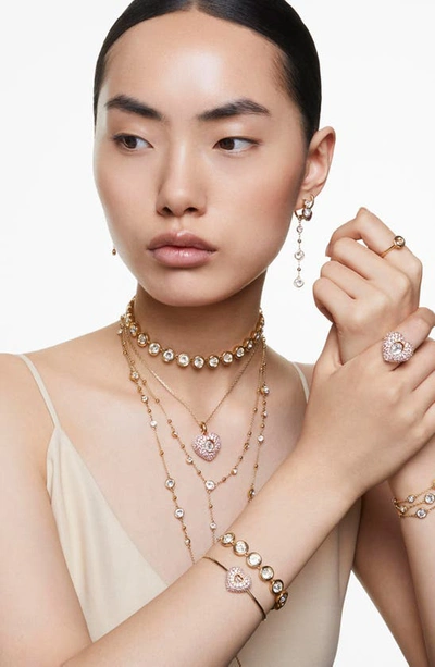 Swarovski Women's Imber Strandage Gold-plated & Crystal Necklace In Gold