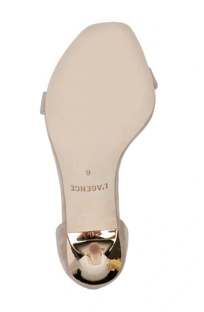 Shop L Agence Thea Ankle Strap Sandal In Macaroon