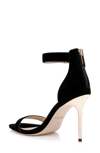 Shop L Agence Thea Ankle Strap Sandal In Black