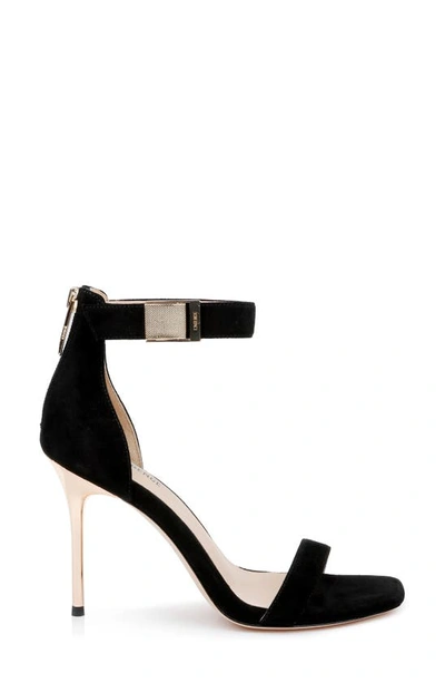 Shop L Agence Thea Ankle Strap Sandal In Black