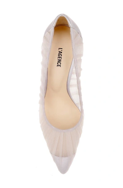 Shop L Agence Marie Pointed Toe Pump In Lilac