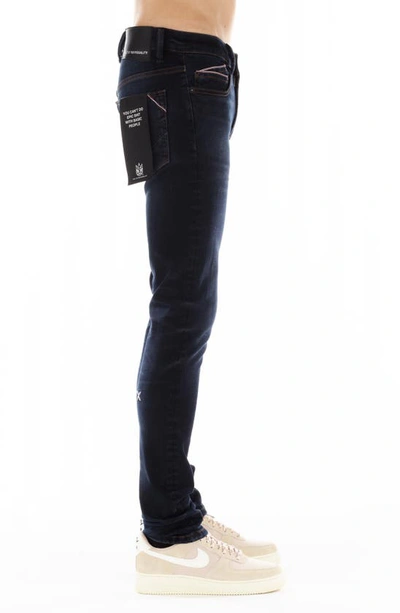 Cult Of Individuality Punk Super Skinny Jeans In Noir