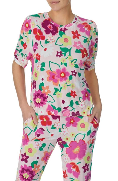 Shop Kate Spade Print Pajamas In Blush Floral