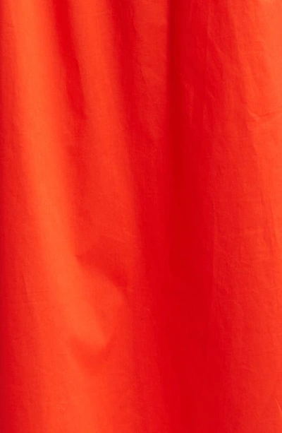 Shop Chelsea28 Sleeveless Corset Bodice Dress In Red Grenadine