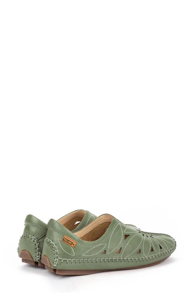 Pikolinos Women's Jerez Moccasin In Pickle In Mint Green