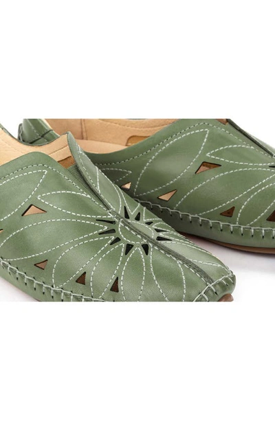 Pikolinos Women's Jerez Moccasin In Pickle In Mint Green