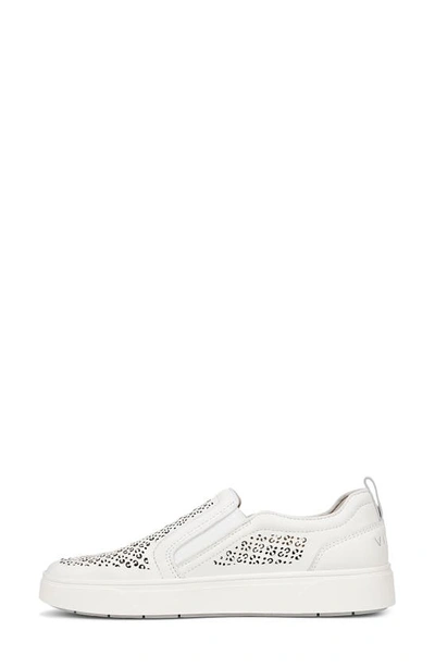 Shop Vionic Kimmie Perforated Slip-on Sneaker In White