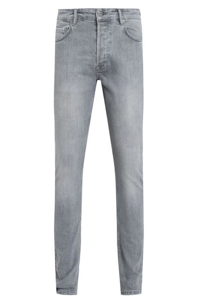 Shop Allsaints Cigarette Skinny Fit Jeans In Grey